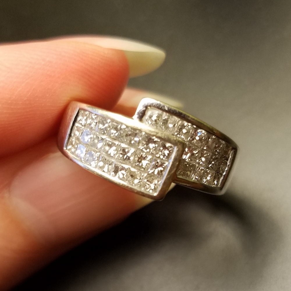14K White Gold 3/4 Carat Diamond Ring